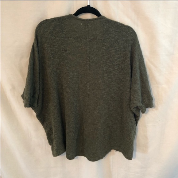 Women’s green open front cardigan Sz small - Picture 3 of 5